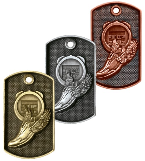 Athletics Medal - Dog Tag