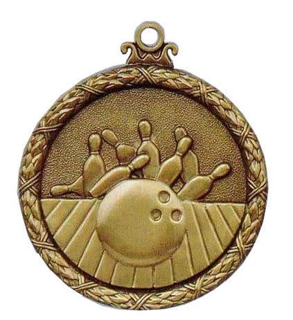 Ten Pin Bowling Antique Medals - M017G