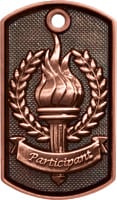 Participation Medal - Dog Tag