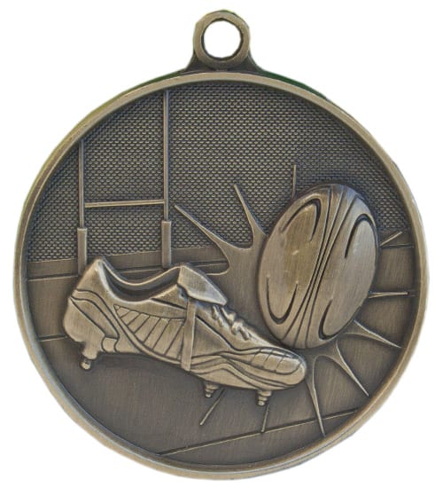 Rugby Antique Medal - 70mm