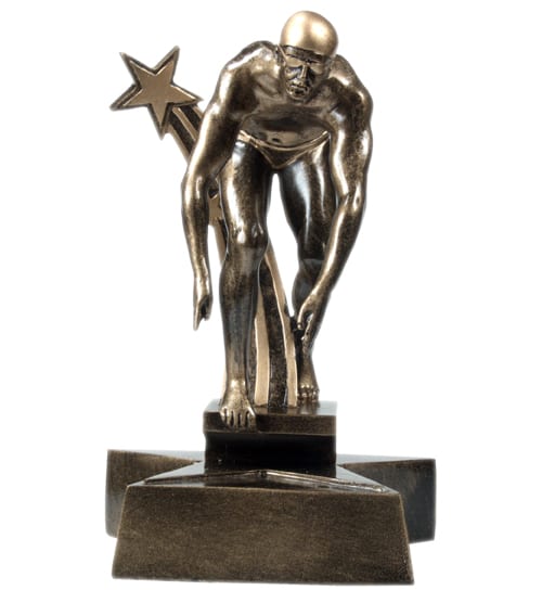 Superstar Male Swimmer