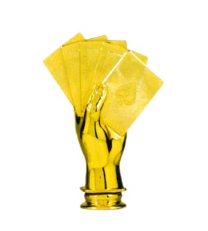 Card Hand Gold - Poker