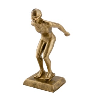 Swimmer Female - Antique Gold