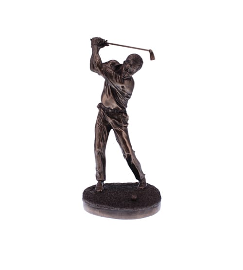 Bronze Male Golfer