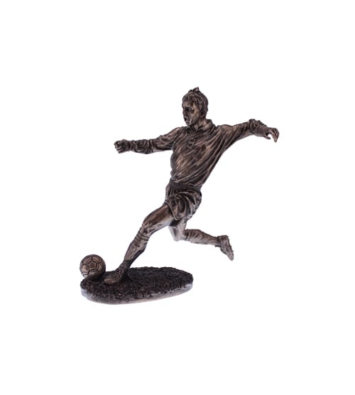 Football Figurine Kicking