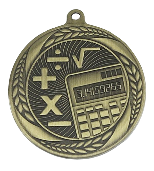 Cyclone Mathematics Medal - MX031