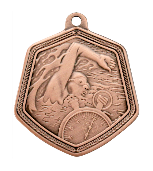 Swimming Falcon Medals - MS2116