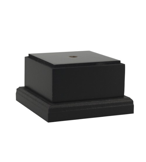 Wood Square Bases Black