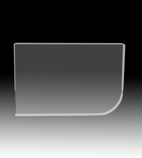 Acrylic Block Round Corner