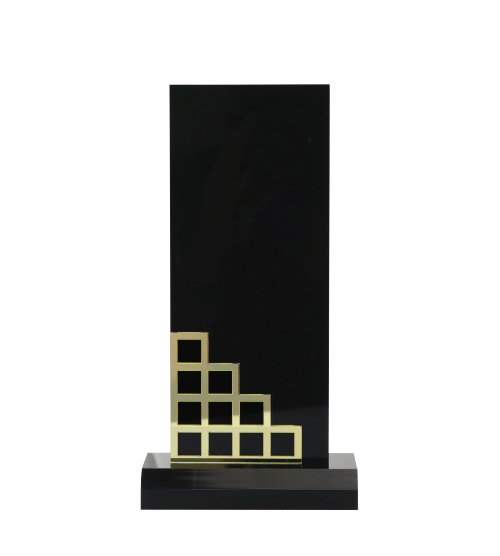Black Vista Acrylic Block