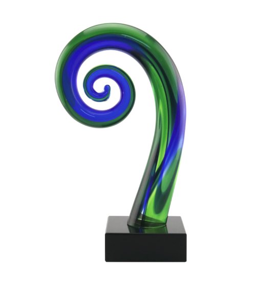 Koru - Punga + Black Crystal Base